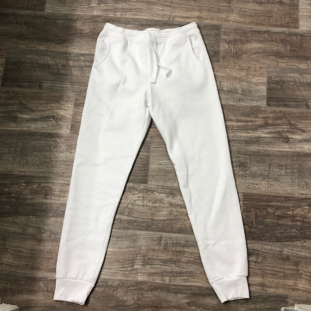 White Joggers